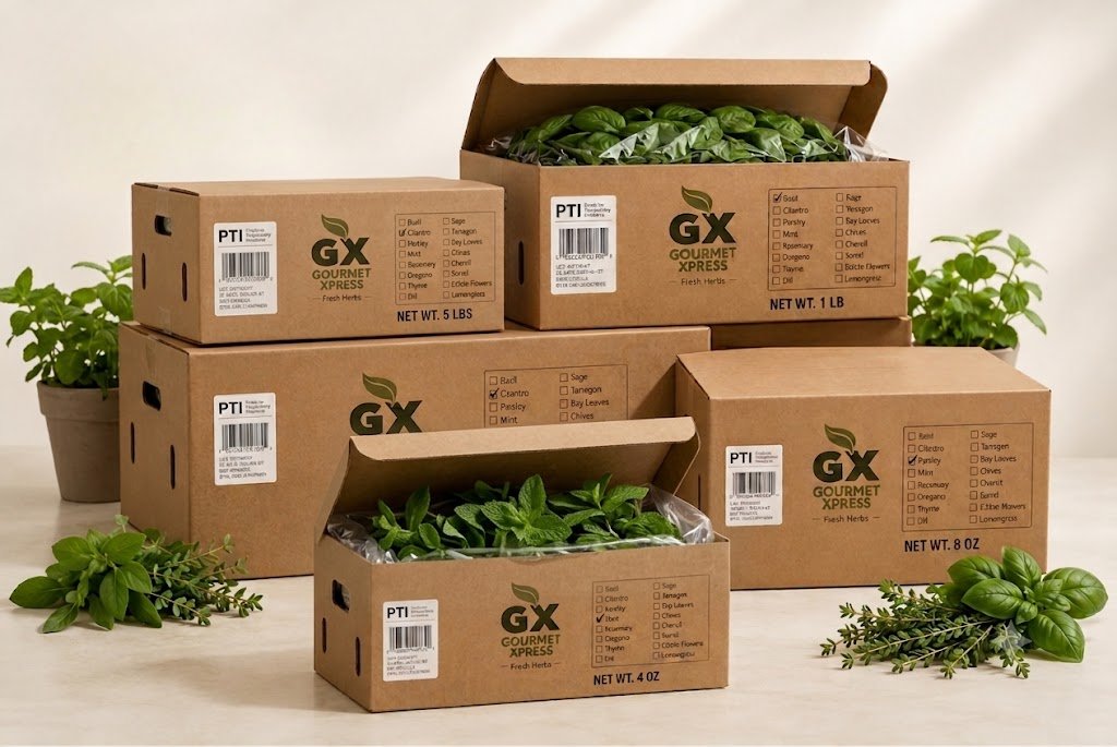Gourmet Xpress bulk box range with PTI labeling