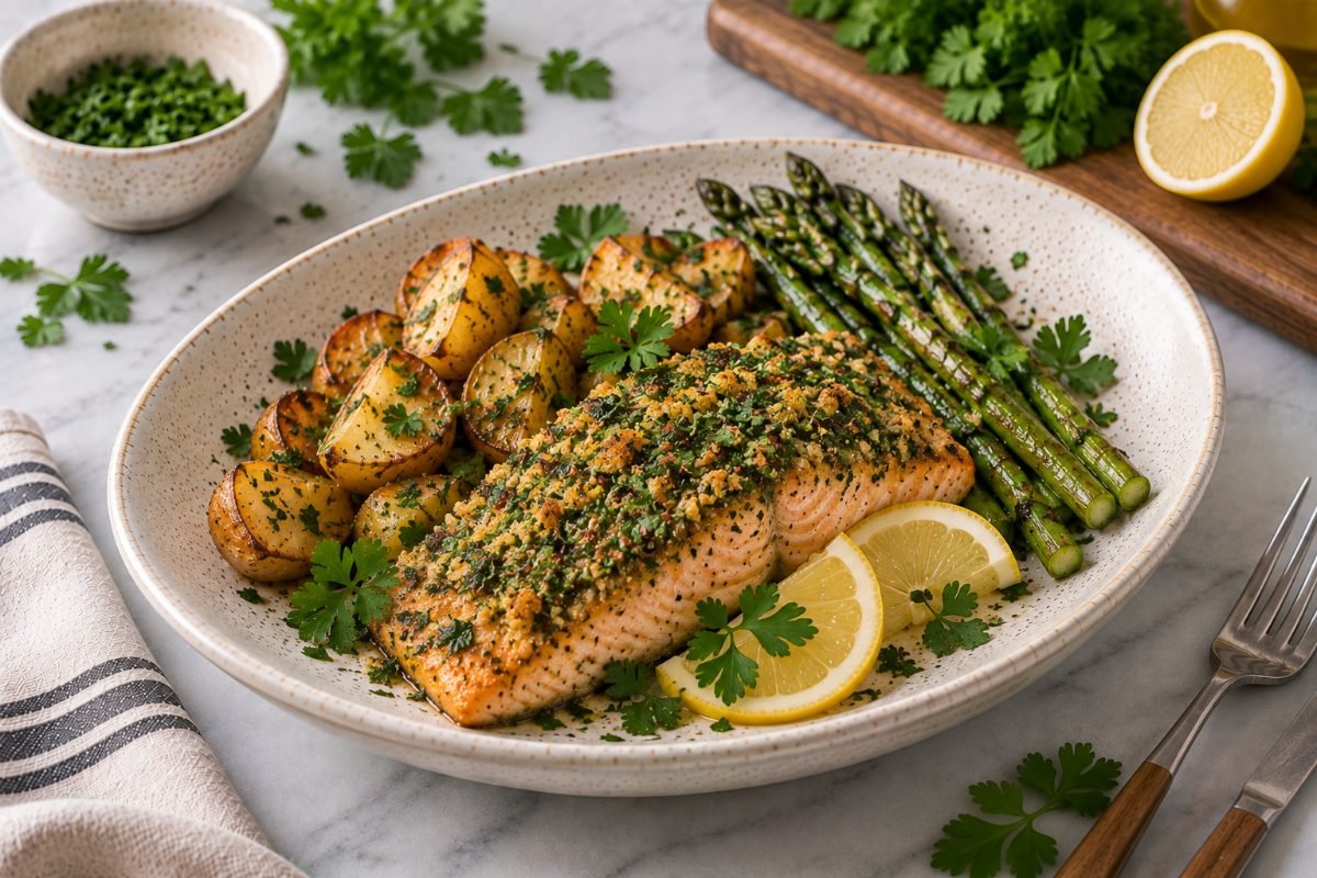 Parsley-Crusted Salmon