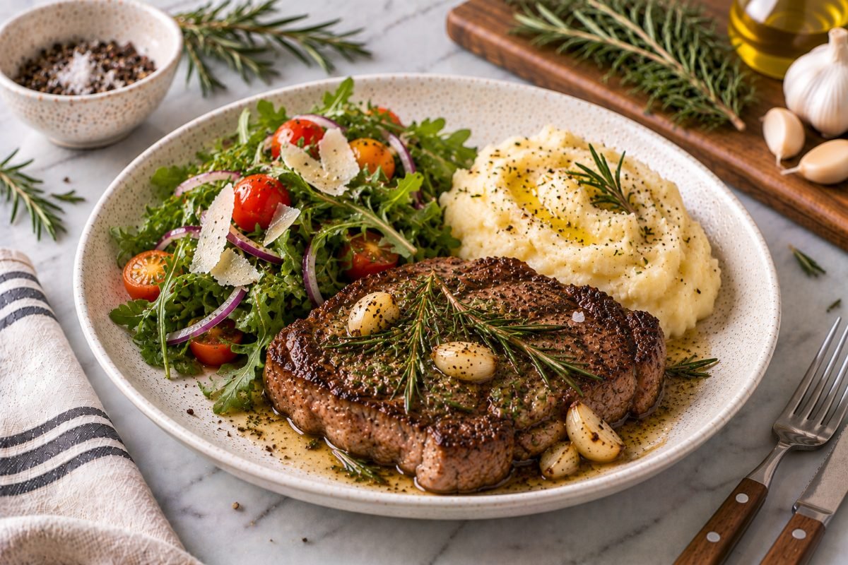 Rosemary Garlic Butter Steak