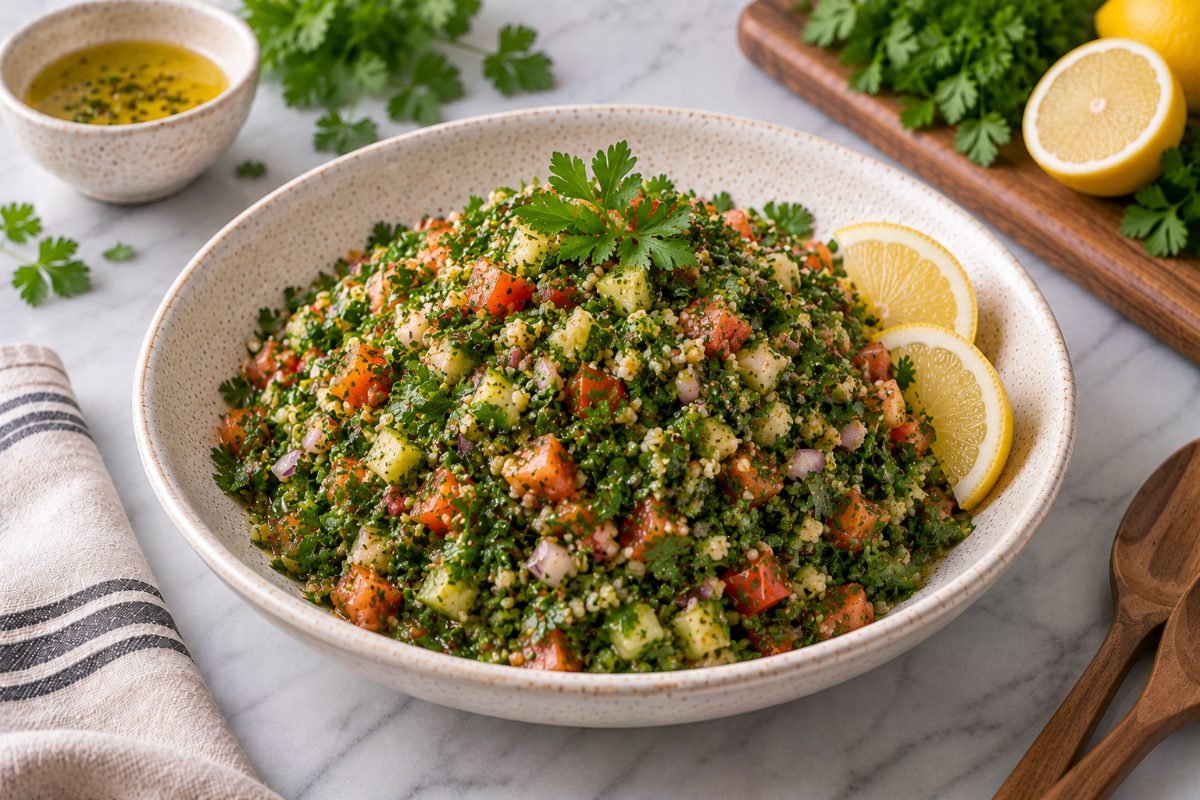 Tabbouleh, the Parsley-Forward Way