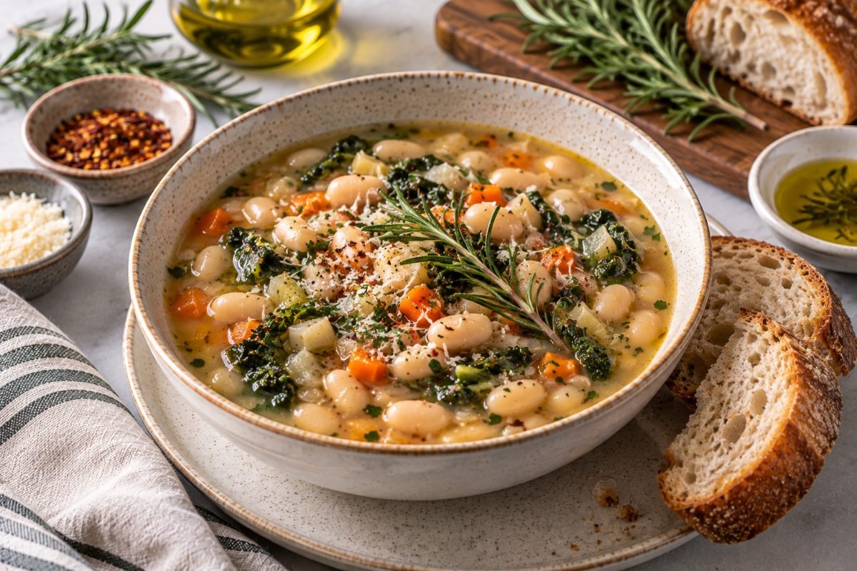 White Bean & Rosemary Soup